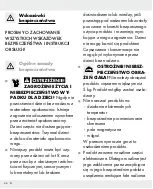 Предварительный просмотр 44 страницы Silvercrest 375598 2104 Operation And Safety Notes