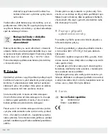 Предварительный просмотр 58 страницы Silvercrest 375598 2104 Operation And Safety Notes