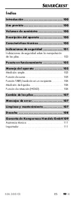 Предварительный просмотр 102 страницы Silvercrest 377134 2110 Operating Instructions Manual