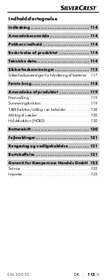 Предварительный просмотр 116 страницы Silvercrest 377134 2110 Operating Instructions Manual