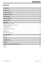 Preview for 4 page of Silvercrest 377153 2110 Operating Instructions Manual