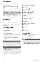 Preview for 5 page of Silvercrest 377153 2110 Operating Instructions Manual