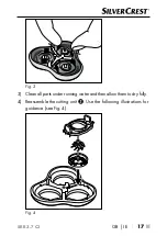 Предварительный просмотр 22 страницы Silvercrest 377187 2110 Operating Instructions Manual