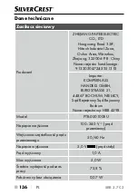 Предварительный просмотр 141 страницы Silvercrest 377187 2110 Operating Instructions Manual