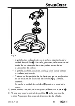 Предварительный просмотр 208 страницы Silvercrest 377187 2110 Operating Instructions Manual