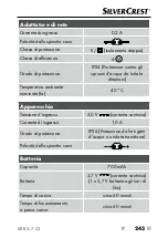 Предварительный просмотр 248 страницы Silvercrest 377187 2110 Operating Instructions Manual