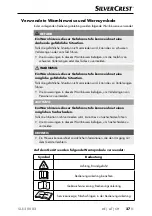 Preview for 30 page of Silvercrest 377369 2110 Operating Instructions Manual