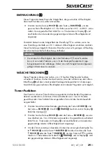 Preview for 42 page of Silvercrest 377369 2110 Operating Instructions Manual