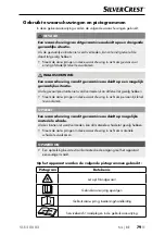 Предварительный просмотр 82 страницы Silvercrest 377369 2110 Operating Instructions Manual