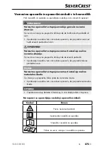 Preview for 278 page of Silvercrest 377369 2110 Operating Instructions Manual