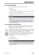 Предварительный просмотр 130 страницы Silvercrest 379070 2110 Operating Instructions Manual