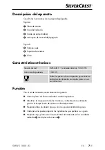 Preview for 10 page of Silvercrest 383170 2110 Operating Instructions Manual