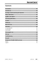 Preview for 46 page of Silvercrest 383170 2110 Operating Instructions Manual