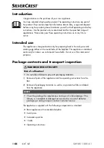 Preview for 47 page of Silvercrest 383170 2110 Operating Instructions Manual