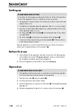 Preview for 53 page of Silvercrest 383170 2110 Operating Instructions Manual