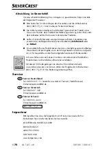 Preview for 73 page of Silvercrest 383170 2110 Operating Instructions Manual