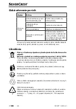 Предварительный просмотр 103 страницы Silvercrest 383209 2101 Operating Instructions Manual