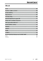 Preview for 70 page of Silvercrest 384214 2107 Operating Instructions Manual