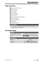 Preview for 102 page of Silvercrest 384214 2107 Operating Instructions Manual