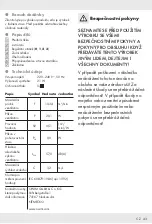 Предварительный просмотр 42 страницы Silvercrest 384781 2107 Operation And Safety Notes