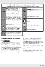 Предварительный просмотр 62 страницы Silvercrest 384781 2107 Operation And Safety Notes