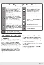 Предварительный просмотр 76 страницы Silvercrest 384781 2107 Operation And Safety Notes