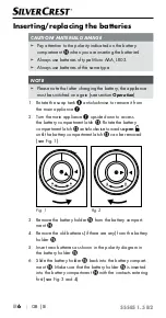 Предварительный просмотр 9 страницы Silvercrest 385281 2107 Operating Instructions Manual