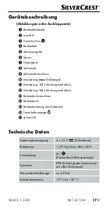 Предварительный просмотр 20 страницы Silvercrest 385281 2107 Operating Instructions Manual