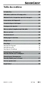 Предварительный просмотр 32 страницы Silvercrest 385281 2107 Operating Instructions Manual