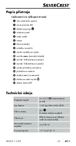 Предварительный просмотр 64 страницы Silvercrest 385281 2107 Operating Instructions Manual