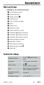 Предварительный просмотр 90 страницы Silvercrest 385281 2107 Operating Instructions Manual