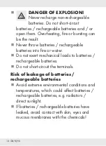 Preview for 13 page of Silvercrest 385389 2107 Operation And Safety Notes