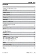 Preview for 4 page of Silvercrest 385824 2107 Operating Instructions Manual