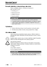 Предварительный просмотр 169 страницы Silvercrest 385923 2107 Operating Instructions Manual