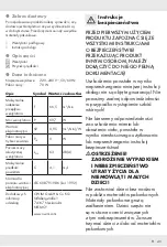 Предварительный просмотр 42 страницы Silvercrest 386637 2107 Operation And Safety Notes