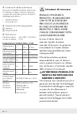 Предварительный просмотр 87 страницы Silvercrest 386637 2107 Operation And Safety Notes