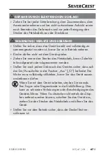 Preview for 71 page of Silvercrest 387822 2104 Operating Instructions Manual