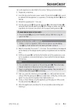 Preview for 12 page of Silvercrest 388914 2107 Operating Instructions Manual