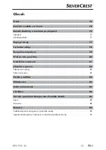 Preview for 78 page of Silvercrest 388914 2107 Operating Instructions Manual