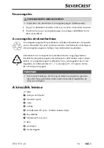 Preview for 188 page of Silvercrest 388914 2107 Operating Instructions Manual