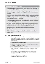 Preview for 191 page of Silvercrest 388914 2107 Operating Instructions Manual