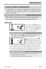 Предварительный просмотр 50 страницы Silvercrest 389062 2104 Operating Instructions Manual