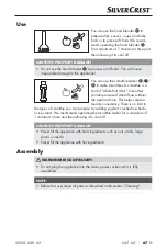 Предварительный просмотр 70 страницы Silvercrest 389062 2104 Operating Instructions Manual