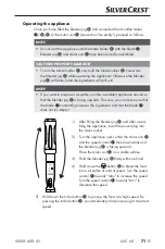 Предварительный просмотр 74 страницы Silvercrest 389062 2104 Operating Instructions Manual