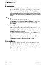 Preview for 5 page of Silvercrest 389185 2104 Operating Instructions Manual