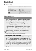 Preview for 7 page of Silvercrest 390712 2201 Operating Instructions Manual