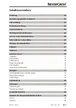 Preview for 24 page of Silvercrest 391219 2201 Operating Instructions Manual