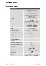 Preview for 27 page of Silvercrest 391219 2201 Operating Instructions Manual