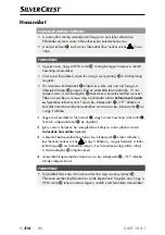 Preview for 217 page of Silvercrest 391219 2201 Operating Instructions Manual