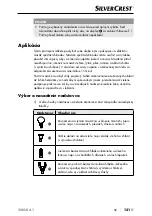 Предварительный просмотр 134 страницы Silvercrest 391896-2201 Operating Instructions Manual